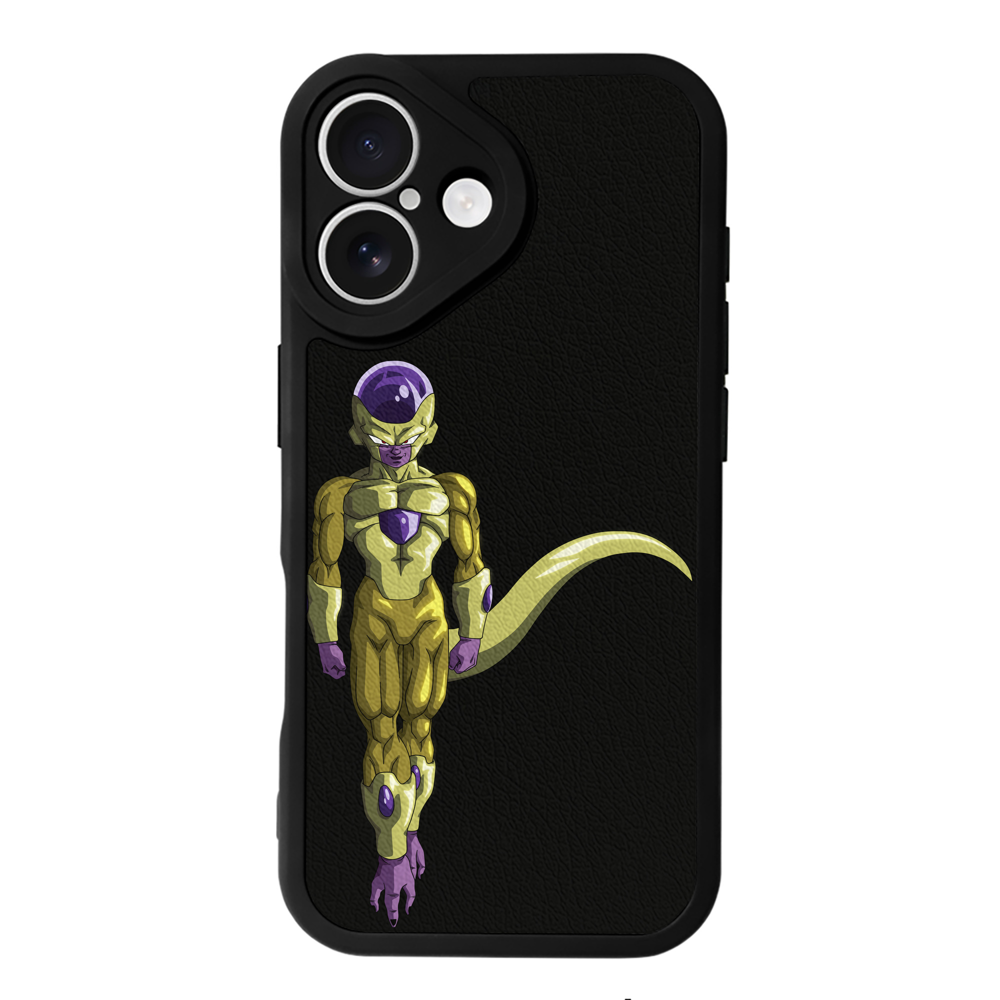 （画像用） ドラゴンボール フリーザ DRAGON BALL Frieza 【iPhone 16シリーズ対応】シリコンスマホケース（レザー調） 材質：シリコン